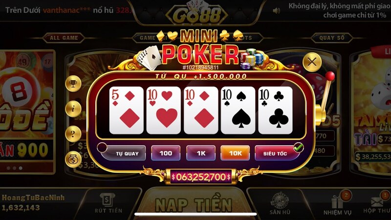 Tìm hiều những điều thú vị về Mini Poker 68 game bài